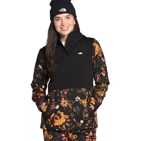 The North Face Fallback Hoodie Women's Multi Floral Pullover - Picture 2 of 2